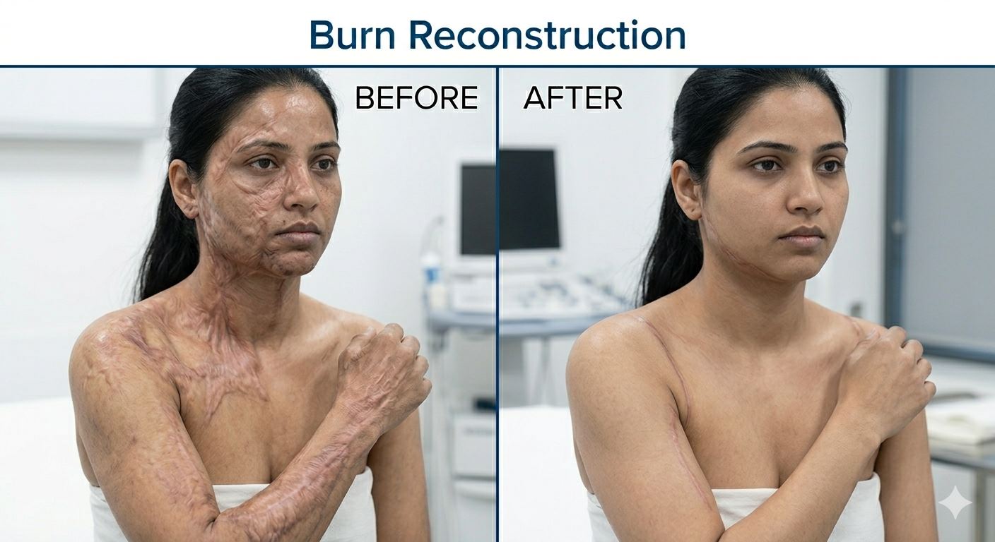 Post Burn Contracture Treatment in Kolkata | Expert Reconstructive Surgery by Dr. Cinjini Das